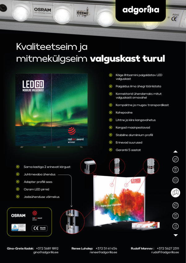 Hyra - LEDGO 100x245 - AdExpo